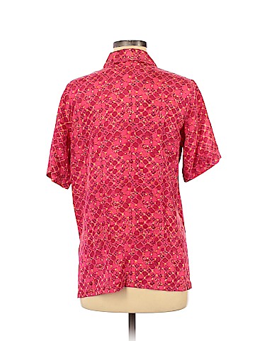 Worthington Short Sleeve Silk Top (view 2)