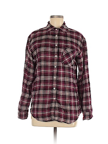 American Eagle Outfitters Long Sleeve Button-Down Shirt (view 1)