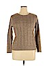 St. John's Bay Gold Pullover Sweater Size XL (petite) - photo 1