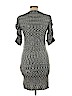 Decibel 100% Acrylic Gray Casual Dress Size L - photo 2