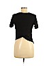 A.L.C. 100% Linen Black Short Sleeve Top Size M - photo 2