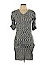 Decibel 100% Acrylic Gray Casual Dress Size L - photo 1
