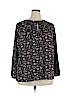 Ann Taylor LOFT 100% Polyester Black Long Sleeve Top Size 20 - photo 1