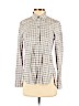 Theory White Long Sleeve Button-Down Shirt Size S - photo 1