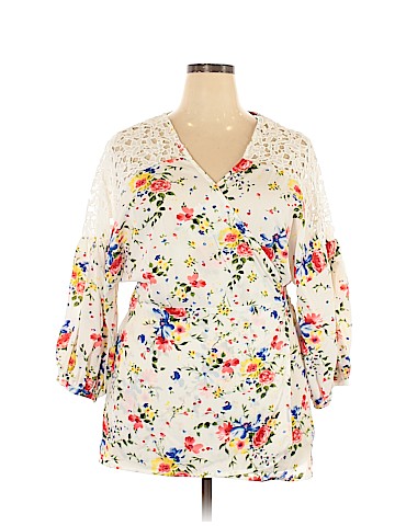 Suzanne Betro 3/4 Sleeve Blouse (view 1)