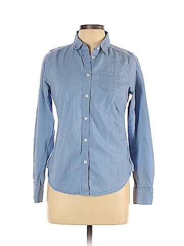 American Eagle Outfitters Long Sleeve Button-Down Shirt (view 1)