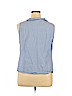Assorted Brands 100% Cotton Blue Sleeveless Button-Down Shirt Size 1X - photo 2