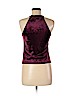 Contempo Burgundy Sleeveless Top Size M - photo 2