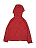 L.L.Bean 100% Polyester Red Zip Up Hoodie Size 8 - photo 2