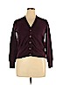 Old Navy 100% Cotton Burgundy Cardigan Size XL - photo 1