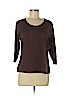Draper's & Damon's Brown 3/4 Sleeve T-Shirt Size M (petite) - photo 1
