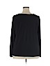 Liz Claiborne Black Long Sleeve Top Size 1X - photo 2