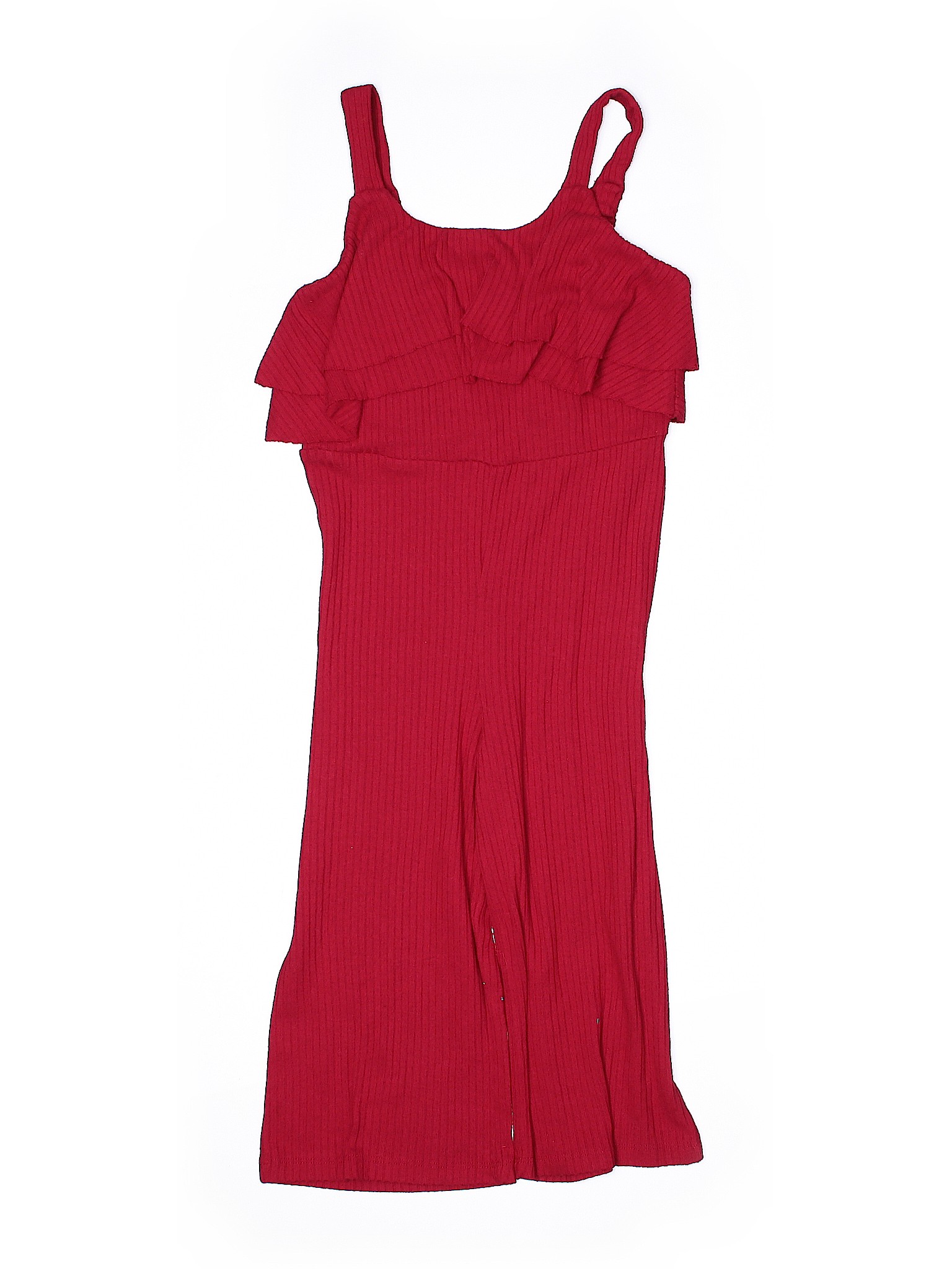girls red jumpsuit