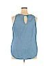 Old Navy Blue Sleeveless Blouse Size XXL - photo 2