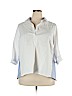 Zac & Rachel White 3/4 Sleeve Top Size 2X - photo 1