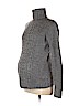 Mimi Maternity Gray Turtleneck Sweater Size M - photo 1