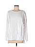 Alberto Makali 100% Polyester White Long Sleeve Blouse Size M - photo 1