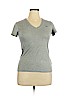 Nike 100% Polyester Gray Active T-Shirt Size M - photo 1