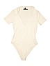 Forever 21 Ivory Bodysuit Size M - photo 1