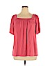 Ann Taylor LOFT Pink Short Sleeve Top Size XL - photo 1