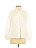 Ellen Tracy White Long Sleeve Button-Down Shirt Size 6 - photo 1