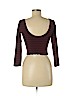 Forever 21 Burgundy Long Sleeve Top Size M - photo 2