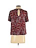 Forever 21 Burgundy Short Sleeve Blouse Size S - photo 2
