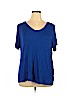 Apt. 9 Blue Short Sleeve T-Shirt Size 1X - photo 1