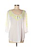 Aerie 100% Cotton Ivory Long Sleeve Blouse Size M - photo 1
