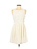 Topshop 100% Polyester Ivory Casual Dress Size 6 - photo 1