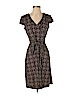 Ann Taylor LOFT 100% Polyester Brown Casual Dress Size 4 (petite) - photo 1