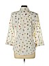 PaperWhite Ivory 3/4 Sleeve Button-Down Shirt Size 12 - photo 2