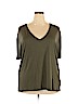 Old Navy 100% Rayon Green Short Sleeve T-Shirt Size XXL - photo 1
