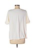 Ann Taylor LOFT 100% Polyester White Short Sleeve Blouse Size M (petite) - photo 2