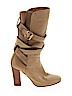 Chloé 100% Leather Tan Boots Size EU 37 1/2 - photo 1