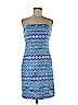 Belle Badgley Mischka Blue Cocktail Dress Size 8 - photo 1