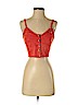 Forever 21 100% Cotton Orange Sleeveless Blouse Size S - photo 1