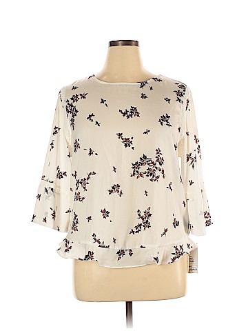 Apt. 9 3/4 Sleeve Blouse (view 1)
