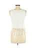 Kima 100% Cotton White Tank Top Size M - photo 2