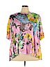 Nally & Millie Pink Short Sleeve Blouse Size 3X - photo 1