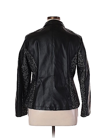 CB Faux Leather Jacket (view 2)