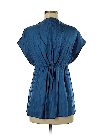 Robert Rodriguez Short Sleeve Silk Top (view 2)