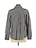 Lafayette 148 New York Gray Long Sleeve Button-Down Shirt Size 10 - photo 2