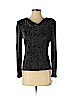 Alex Evenings Black Long Sleeve Top Size S (petite) - photo 1