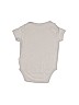 Baby Gap 100% Cotton Graphic Gray Short Sleeve Onesie Size 0-3 mo - photo 2