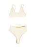 SIE SWIM Ivory Two Piece Swimsuit Size S - photo 1