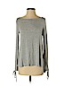 Forever 21 Gray Long Sleeve Top Size S - photo 1