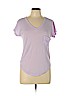 Poof! Purple Short Sleeve Top Size L - photo 1
