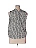 Who What Wear 100% Polyester Black Short Sleeve Blouse Size XL - photo 2