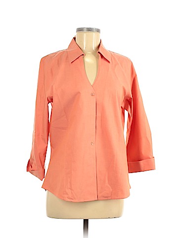 Coldwater Creek 3/4 Sleeve Button-Down Shirt (view 1)